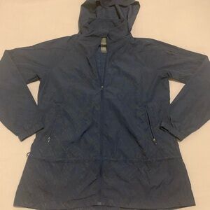 Shape Dark Blue Hooded windbreaker Jacket size L